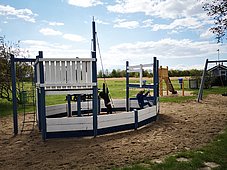 Spielplatz am Strand  von Boiensdorf am Salzhaff